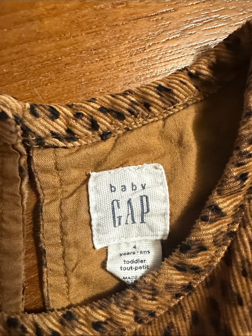 2 GAP Kids Dresses & 1 WHEAT kids dress size 4T - Picture 4 of 10